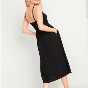 Old Navy Smocked Fit & Flare Cami Midi Dress